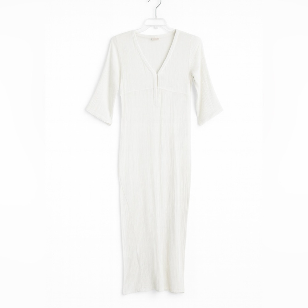Vintage Italian Cotton Gauze AMBASH MIDI dress | made in Italy | XS-S
